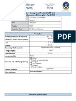 Emergency Nursing Care I Practical (NURS 516) Patient Assessment & Nursing Care Plan (10%)