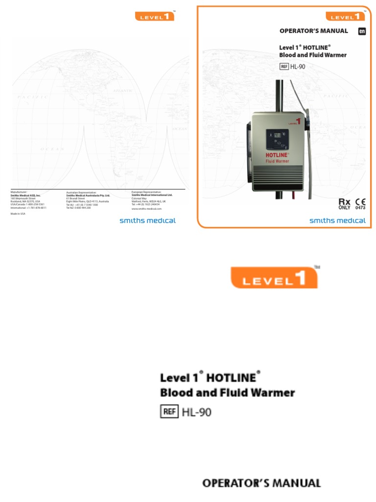 HOTLINE Operators Manual Rev006 | PDF | Intravenous Therapy ...