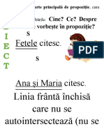 Planșe Părți de Propoziție