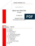 Black Hat 2006 USA: Oracle Rootkits 2.0