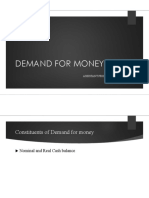 Demand for Money