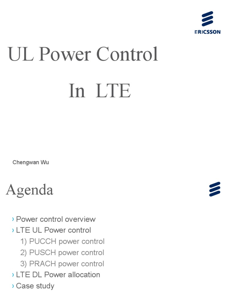 UL Power Control in LTE PDF