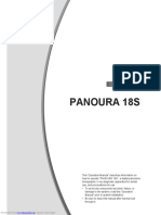 PANOURA 18S Operation Manual