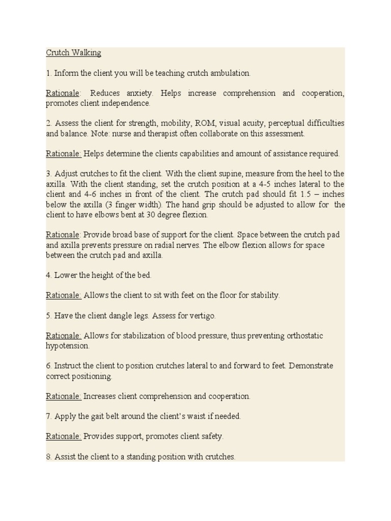 Rationale Crutch PDF