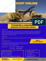 Brouchure Curso Formulación y Evaluación de Proyectos de Inversión Minera-27-29 Agosto.