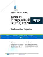 Modul Sistem Pengendalian Manajemen [TM3]
