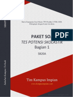 SOAL TPS Lengkap + Kunci Jawaban