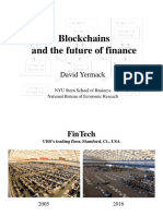 Blockchains and the Future of Finance