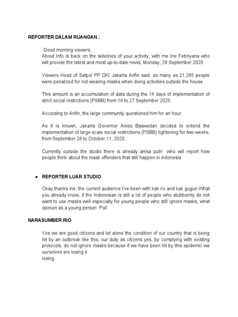 Jakarta's Mask Compliance Update | PDF | Pandemic | Emergency Management