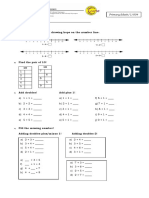 Addition Solve The Following by Drawing Hops On The Number Line