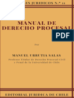 Manual de Derecho Procesal. Portada - Urrutia