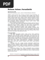 Download Bahasa dalam Jurnalistik by Herman RN SN50088818 doc pdf