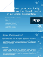 MEDICAL PRESCRIPTION