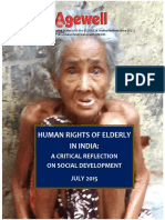 Human Rights of Elderly in India - A Critical Reflection On Social Development - July 2015