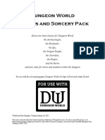 Dungeon World Secrets and Sorcery Pack