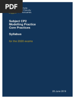 Cp2 Modelling Practice Syllabus 2025 | PDF | Data | Methodology