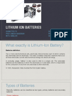 Lithium Ion Batteries