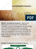 Natural Recreational Resources