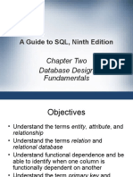 A Guide To SQL, Ninth Edition: Chapter Two Database Design Fundamentals