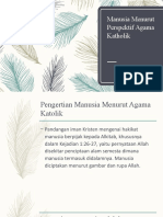 Manusia Menurut Perspektif Agama Katholik