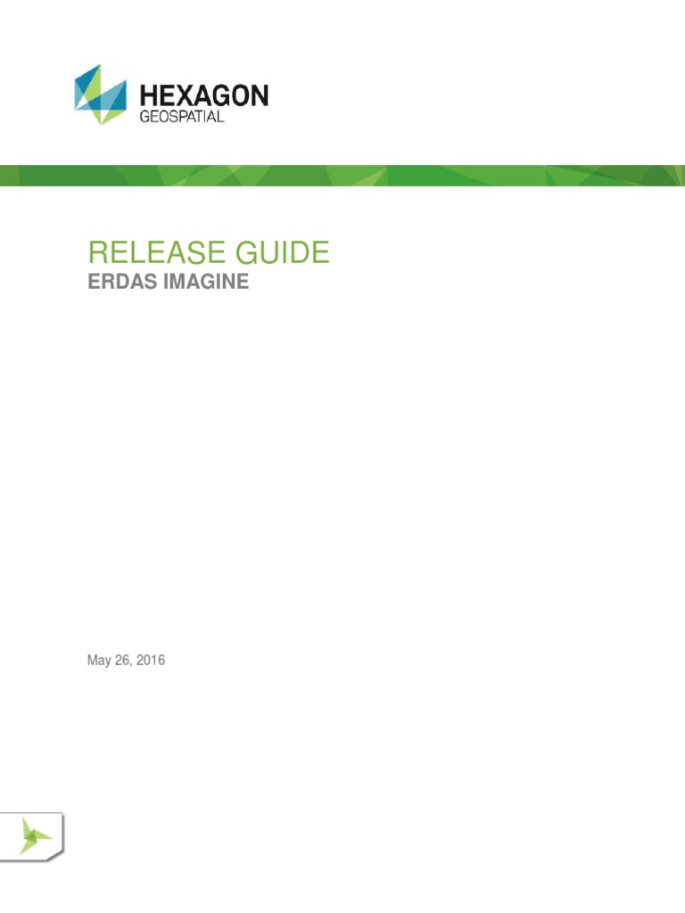 Release Guide Erdas Imagine 2016 PDF Geographic Information System