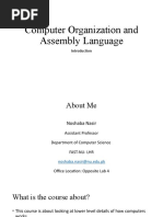 Computer Organization and Assembly Language