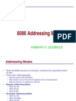 8086 Addressing Modes: Vaibhav V. Godbole