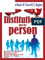 Institutions and the Person