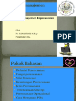 Perencanaan Manajemen Keperawatan 2019