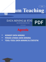 Data Mining & Statistik: Peran Utama dan Alat-Alat