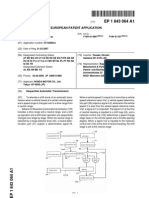 European Patent Application: Sequential Automatic Transmission