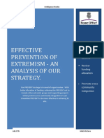 Effective Prevention of Extremism - An Analysis of Our Strategy