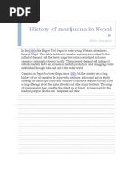 History of Marijuana in Nepal