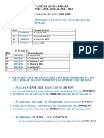 Taxa de Scolarizare Anii II Si III - 2021 - 2022