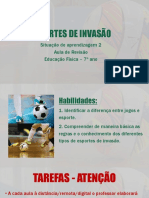 Esportes de Invasão - 7ºano