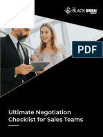 Ultimate Negotiation Checklist
