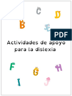 Actividades de Apoyo para La Dislexia