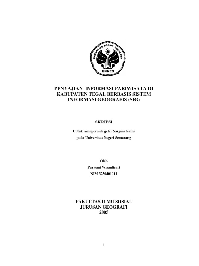 Skripsi Geografi