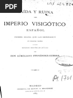 Aureliano Fernández-Guerra, Caída y Ruina Del Imperio Visigótico Español