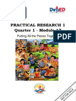 Practical Research 1 Quarter 1 - Module 17: Putting All The Pieces Together