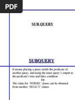 18 Subquery