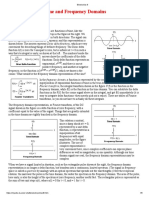 Time and Frequency Domains