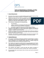 Scope of Works _ Rehabilitation & Shielding of X-Ray Facilities at 13- Selected Healthcare Facilities