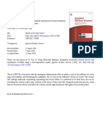 Journal Pre-Proofs: Applied Surface Science