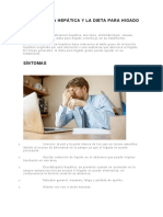 INSUFICIENCIA HEPÁTICA Y LA DIETA PARA HIGADO GRASO