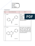 Struktur kimia golongan flavonoid