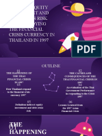 Indirect Equity Investment and Debt Crisis Risk From Studying The Financial Crisis Currency in Thailand in 1997