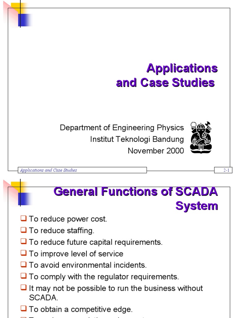SCADA Applications and Case Studies Overview | PDF | Scada | Pump