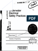 Underwater Electrical Safety Practices