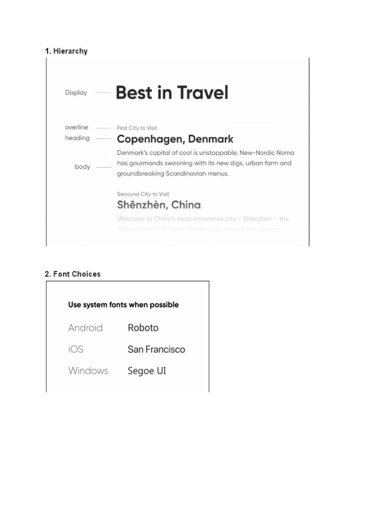 iOS Text Guidelines for Readability | PDF | Home & Garden